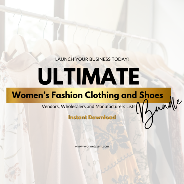 Ultimate Women's Fashion Clothing and Shoes Vendors Bundle