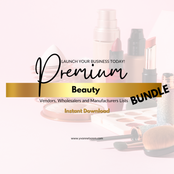 Premium Beauty Vendor List Bundle