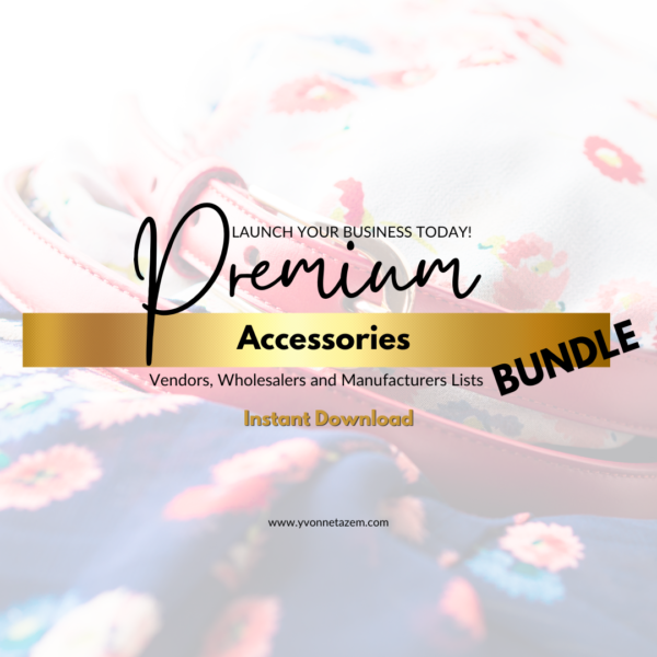 Premium Accessories Vendor List Bundle