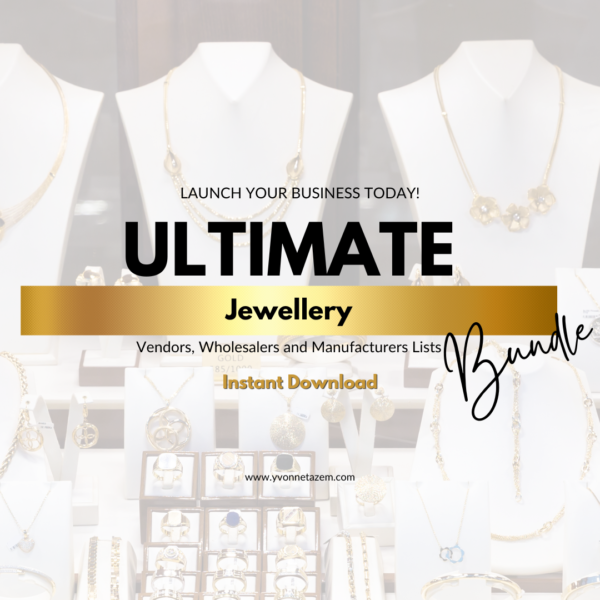 Ultimate Jewellery Vendor Bundle Lists