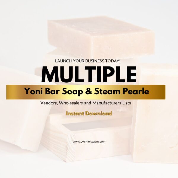 Yoni Bar Soap & Steam Pearle Vendors